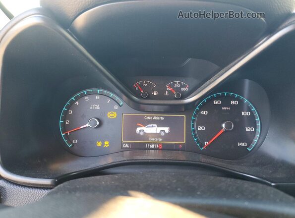 1GCGSCEN5K1127726 2019 CHEVROLET COLORADO White Սարքավորումների վահանակի տեսք