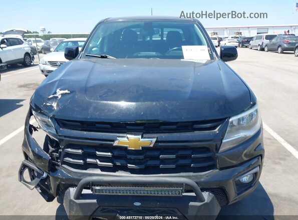 1GCGSCEN5M1285843 2021 CHEVROLET COLORADO Black Widok zestawu wskaźników