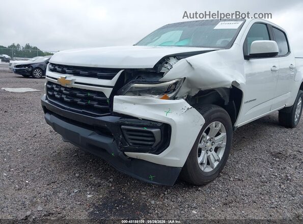 1GCGSCEN7M1135684 2021 CHEVROLET COLORADO White Вид спереду