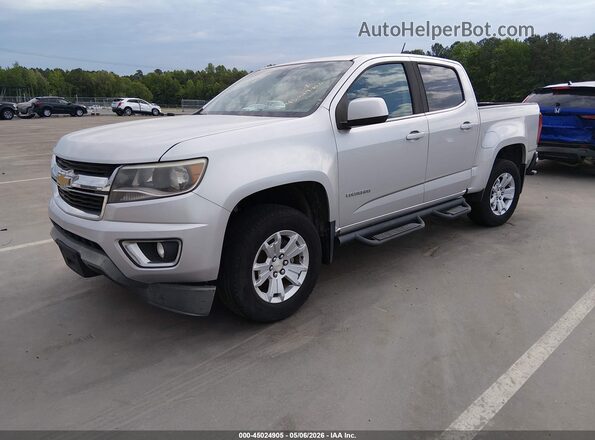 1GCGSCENXJ1174040 2018 CHEVROLET COLORADO Silver Առջևի ձախ երեք քառորդ տեսարան