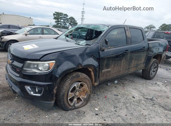 1GCGSDE34G1364543 2016 CHEVROLET COLORADO Черный Передняя левая четверть
