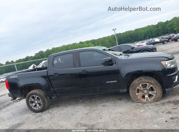 1GCGSDE34G1364543 2016 CHEVROLET COLORADO Черный Вид задней части салона