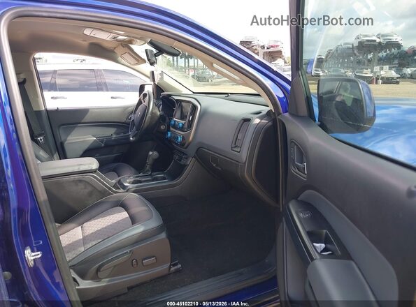 1GCGSDE37G1364276 2016 CHEVROLET COLORADO Blue წინა სალონის ხედი