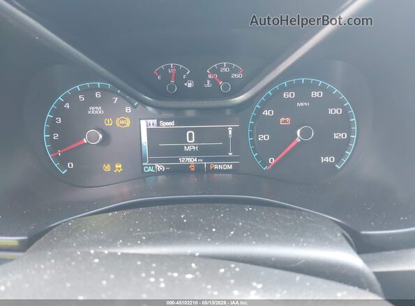 1GCGSDE37G1364276 2016 CHEVROLET COLORADO Blue უკანა სავარძლების ხედი