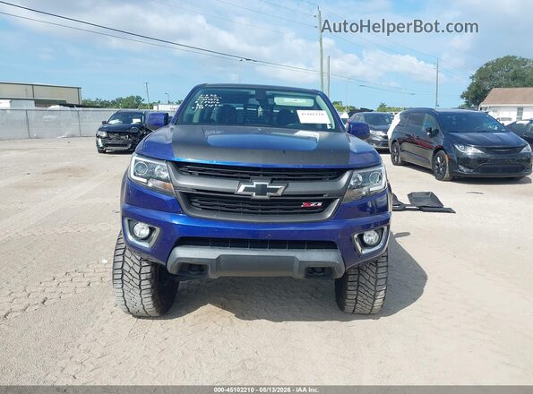 1GCGSDE37G1364276 2016 CHEVROLET COLORADO Blue ხელსაწყოთა პანელის ხედი