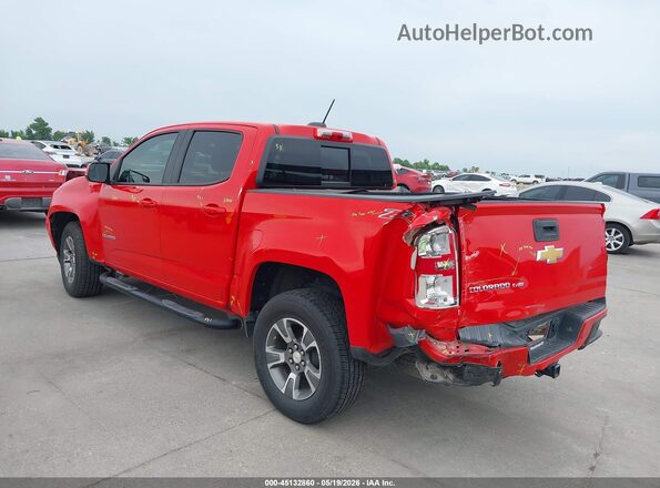 1GCGSDEN0L1105852 2020 CHEVROLET COLORADO Red Հետևի ձախ
