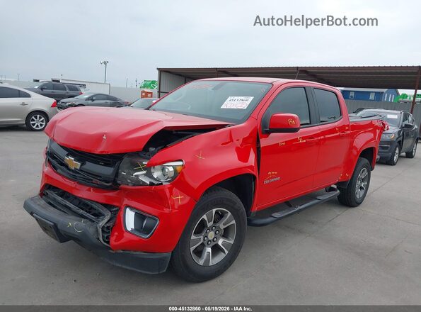 1GCGSDEN0L1105852 2020 CHEVROLET COLORADO Red Առջևի ձախ երեք քառորդ տեսարան