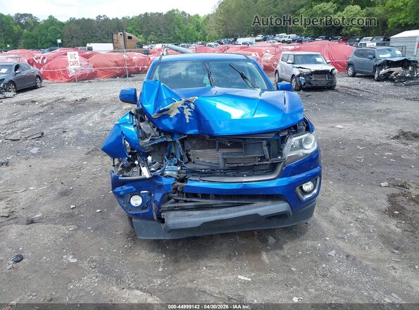 1GCGSDEN3J1114073 2018 CHEVROLET COLORADO Blue Вид спереду