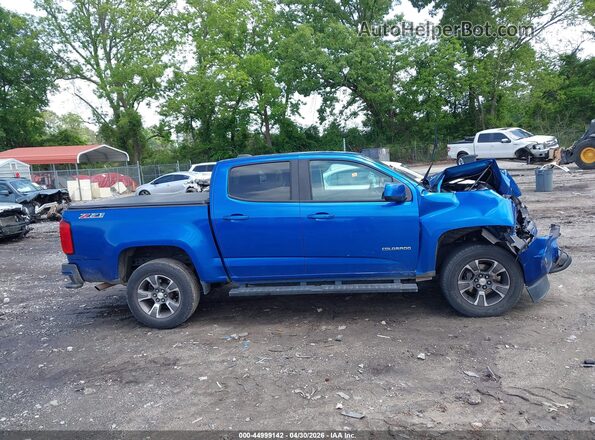 1GCGSDEN3J1114073 2018 CHEVROLET COLORADO Blue Вид задньої частини салону