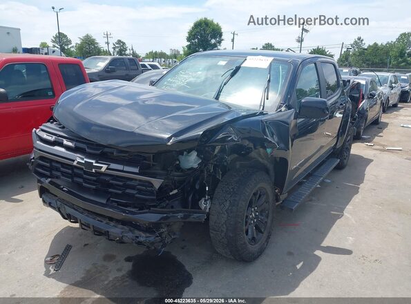 1GCGSDEN8N1177028 2022 CHEVROLET COLORADO Black Vista tres cuartos delantera izquierda