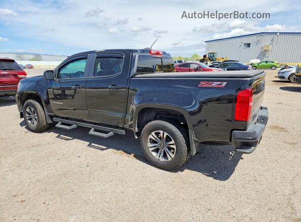 1GCGSDENXM1296424 2021 CHEVROLET COLORADO Black Trasero izquierdo