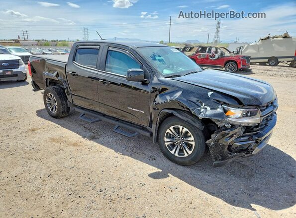 1GCGSDENXM1296424 2021 CHEVROLET COLORADO Black Delantero derecho