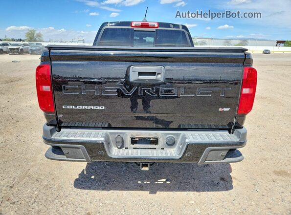 1GCGSDENXM1296424 2021 CHEVROLET COLORADO Black Vista trasera