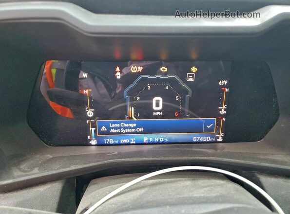 1GCGTBEC7P1134772 2023 CHEVROLET COLORADO White Widok zestawu wskaźników