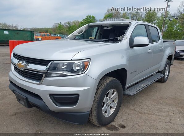 1GCGTBEN0L1208075 2020 CHEVROLET COLORADO Silver Front view