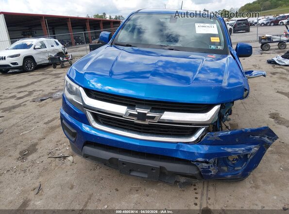 1GCGTBEN6L1215953 2020 CHEVROLET COLORADO Blue Rear interior view