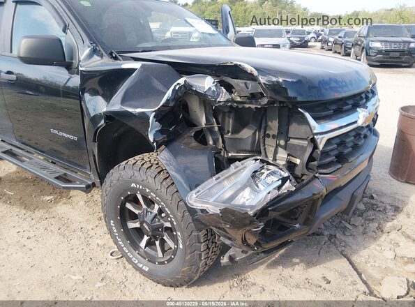 1GCGTBEN6M1131066 2021 CHEVROLET COLORADO Black Front view