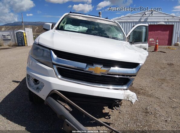 1GCGTBEN7K1186154 2019 CHEVROLET COLORADO Белый Вид щитка приборов