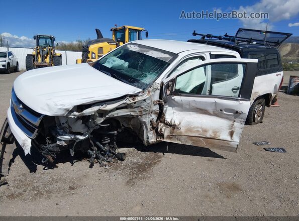 1GCGTBEN7K1186154 2019 CHEVROLET COLORADO Белый Передняя левая четверть