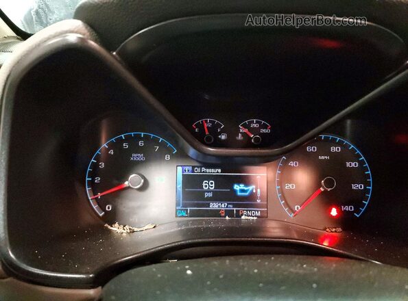 1GCGTCE36G1121825 2016 CHEVROLET COLORADO Black Widok zestawu wskaźników