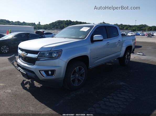 1GCGTCE3XG1180568 2016 CHEVROLET COLORADO Silver Առջևի ձախ երեք քառորդ տեսարան