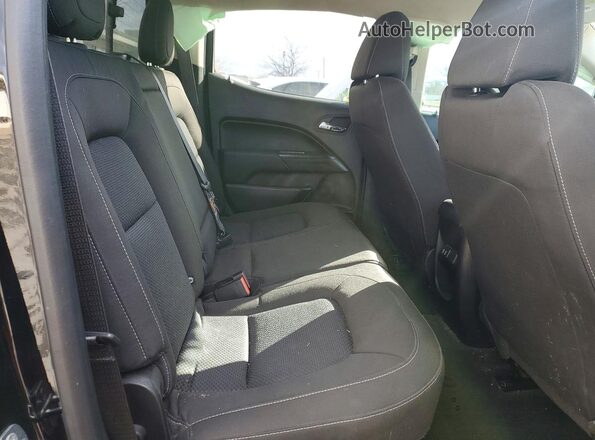 1GCGTCEN0J1234243 2018 CHEVROLET COLORADO Charcoal უკანა სავარძლების ხედი