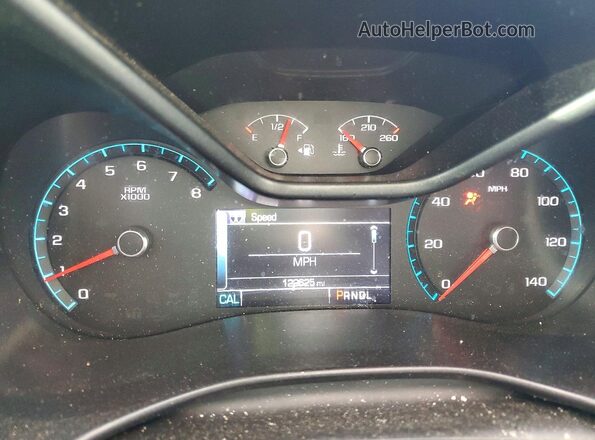 1GCGTCEN0J1234243 2018 CHEVROLET COLORADO Charcoal ხელსაწყოთა პანელის ხედი