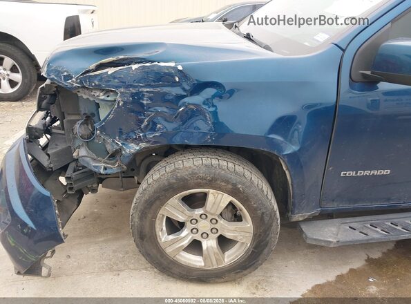1GCGTCEN0K1132085 2019 CHEVROLET COLORADO Blue Front view