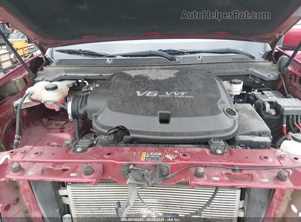 1GCGTCEN0K1280298 2019 CHEVROLET COLORADO Red Widok z tyłu