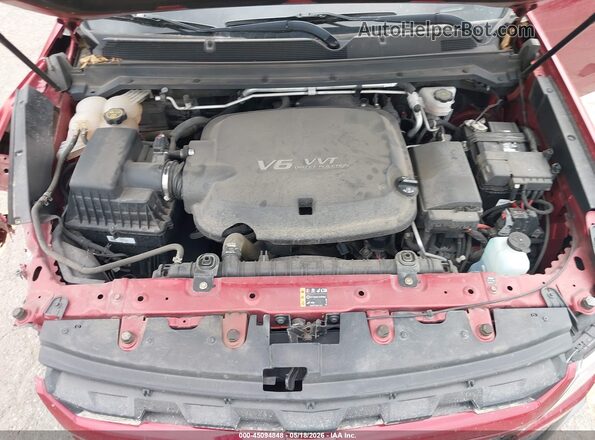 1GCGTCEN0M1133384 2021 CHEVROLET COLORADO Бордовый Вид сзади