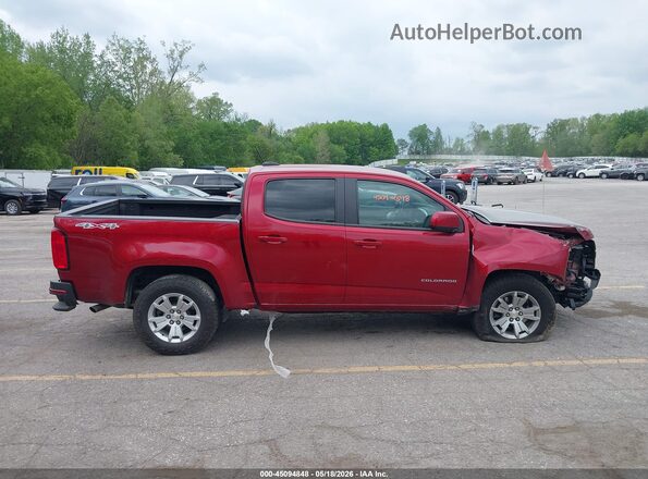1GCGTCEN0M1133384 2021 CHEVROLET COLORADO Бордовый Панорамный вид салона 360°