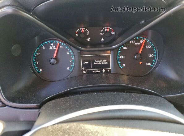 1GCGTCEN2M1294111 2021 CHEVROLET COLORADO Серый Вид щитка приборов