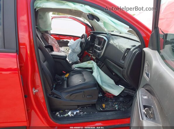 1GCGTCEN3L1214023 2020 CHEVROLET COLORADO Red Widok wnętrza z przodu