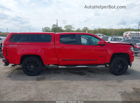 1GCGTCEN3L1214023 2020 CHEVROLET COLORADO Red Widok wnętrza z tyłu