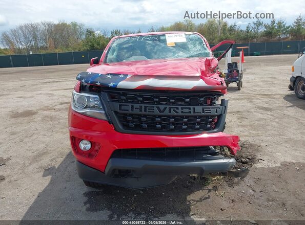 1GCGTCEN3L1214023 2020 CHEVROLET COLORADO Red Widok zestawu wskaźników