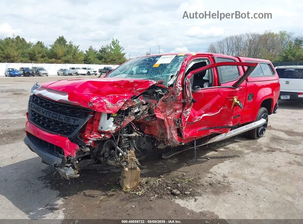 1GCGTCEN3L1214023 2020 CHEVROLET COLORADO Red Widok z przodu
