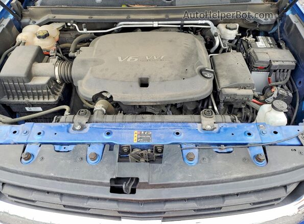 1GCGTCEN6J1198574 2018 CHEVROLET COLORADO Blue Widok wnętrza z tyłu