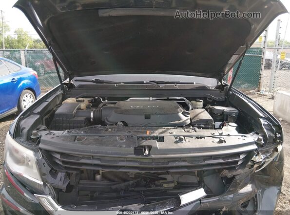 1GCGTCEN8H1225803 2017 CHEVROLET COLORADO Gray Вид ззаду