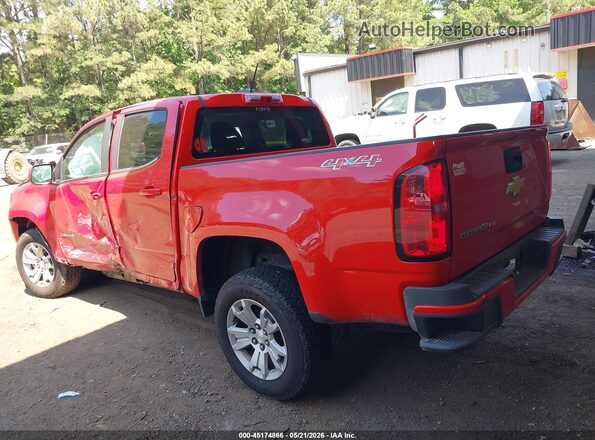 1GCGTCEN8K1106818 2019 CHEVROLET COLORADO Красный Задняя левая четверть