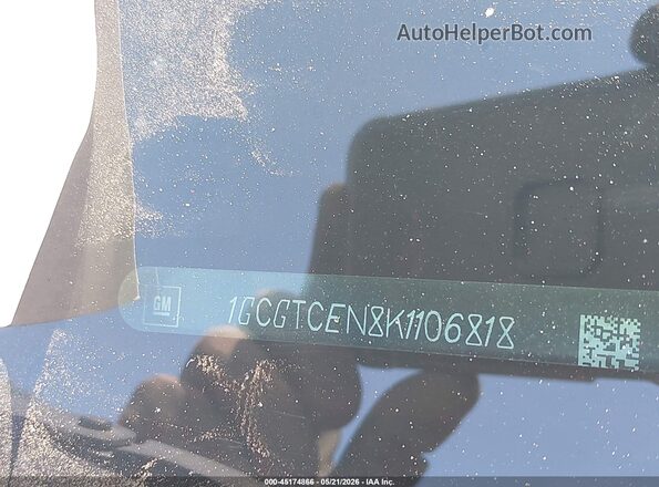 1GCGTCEN8K1106818 2019 CHEVROLET COLORADO Красный Вид подкапотного пространства