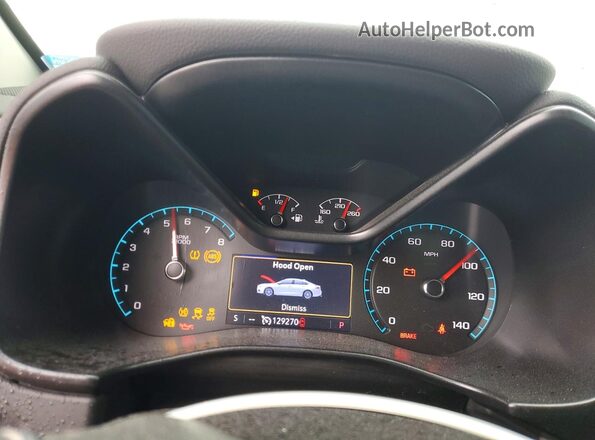 1GCGTCEN9K1269249 2019 CHEVROLET COLORADO Silver Widok zestawu wskaźników