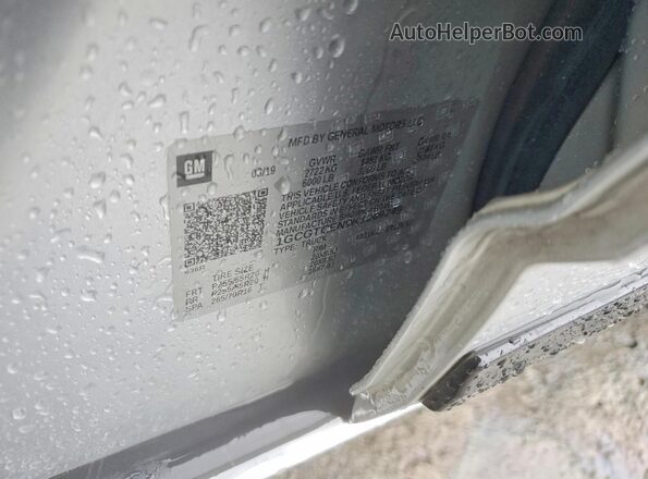 1GCGTCEN9K1269249 2019 CHEVROLET COLORADO Silver Widok komory silnika