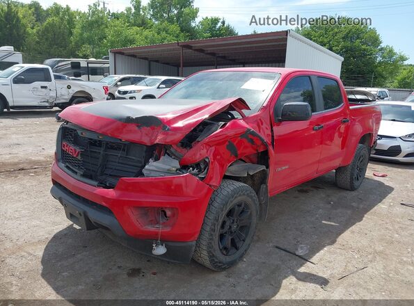 1GCGTCENXJ1287466 2018 CHEVROLET COLORADO Red Передня ліва чверть