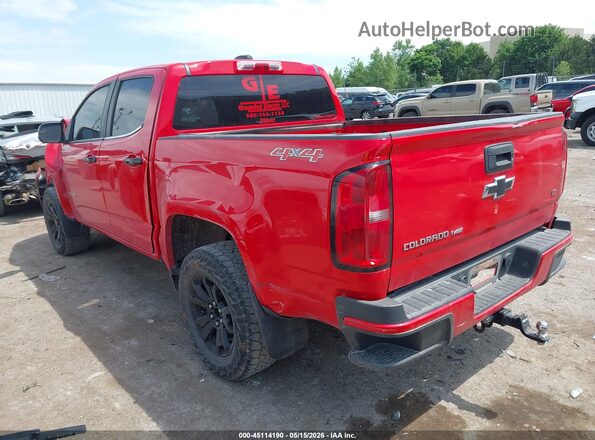 1GCGTCENXJ1287466 2018 CHEVROLET COLORADO Red Задня ліва чверть