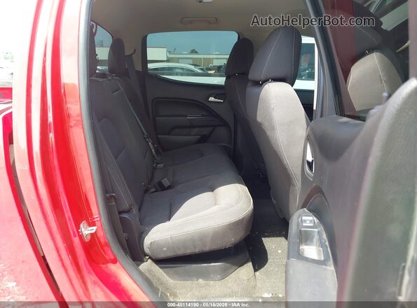 1GCGTCENXJ1287466 2018 CHEVROLET COLORADO Red Вид наклейки з VIN-кодом