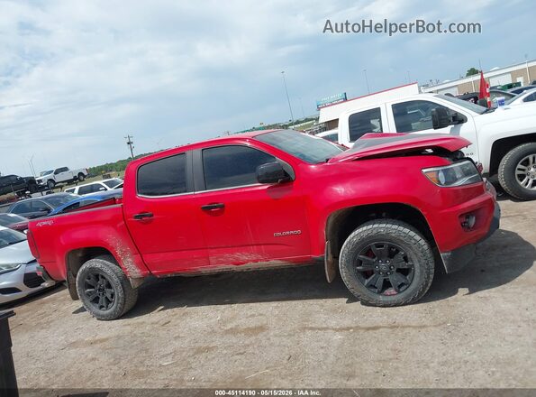 1GCGTCENXJ1287466 2018 CHEVROLET COLORADO Red Вид задньої частини салону