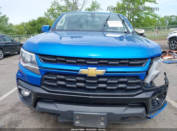 1GCGTCENXN1106453 2022 CHEVROLET COLORADO Blue Вид щитка приладів