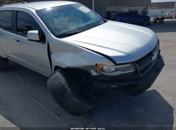 1GCGTDE30G1375763 2016 CHEVROLET COLORADO Silver Դիմացի տեսք