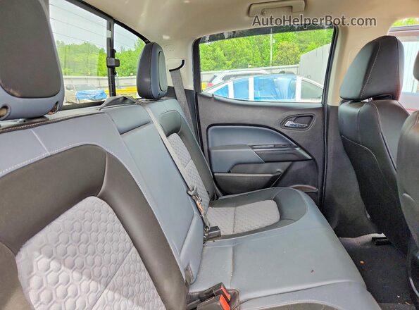 1GCGTDEN0M1242708 2021 CHEVROLET COLORADO Blue Vista de los asientos traseros