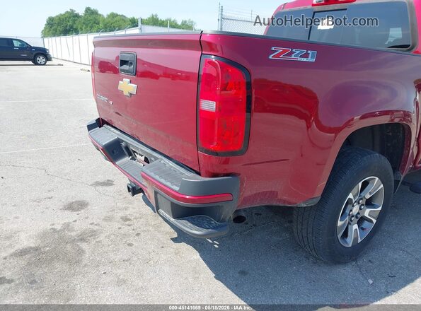 1GCGTDEN4J1144745 2018 CHEVROLET COLORADO Red Vista frontal